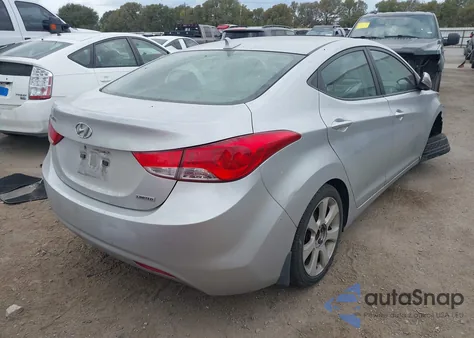 2013 Hyundai Elantra Limited z USA, uszkodzony, nr VIN KMHDH4AE8DU636428